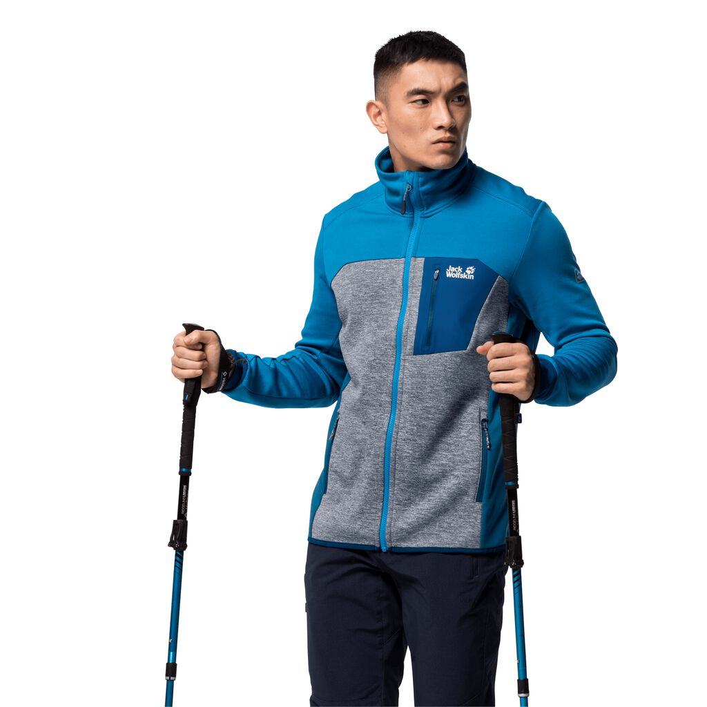 Jack Wolfskin SKY PEAK αθλητικό μπουφάν ανδρικα μπλε | GR3755054